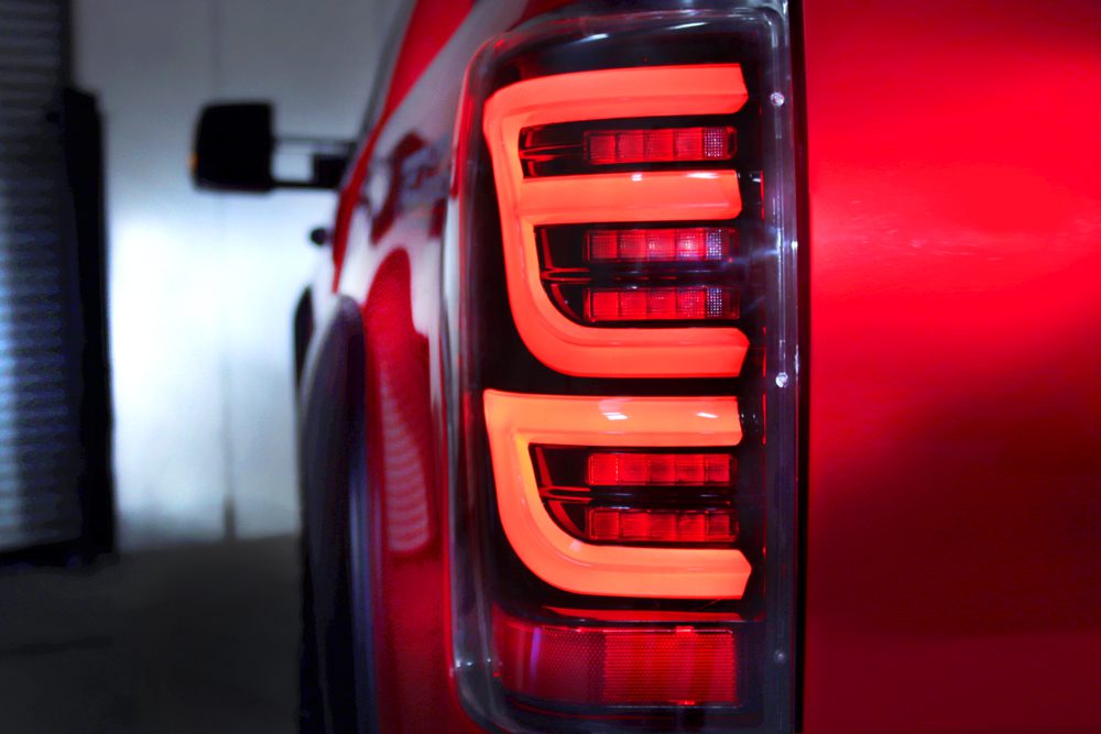 07-13 Toyota Tundra LUXX-Series LED Tail Lights Black-Red - view 10