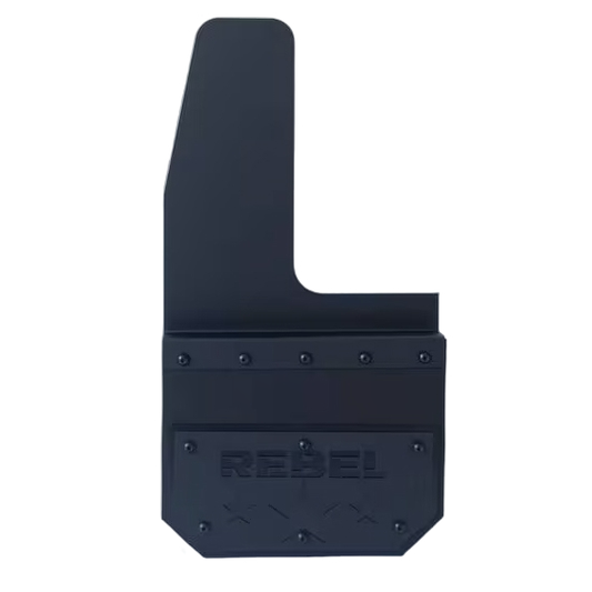 REBEL KICKBACK BLACK MUD FLAPS (PAIR)
