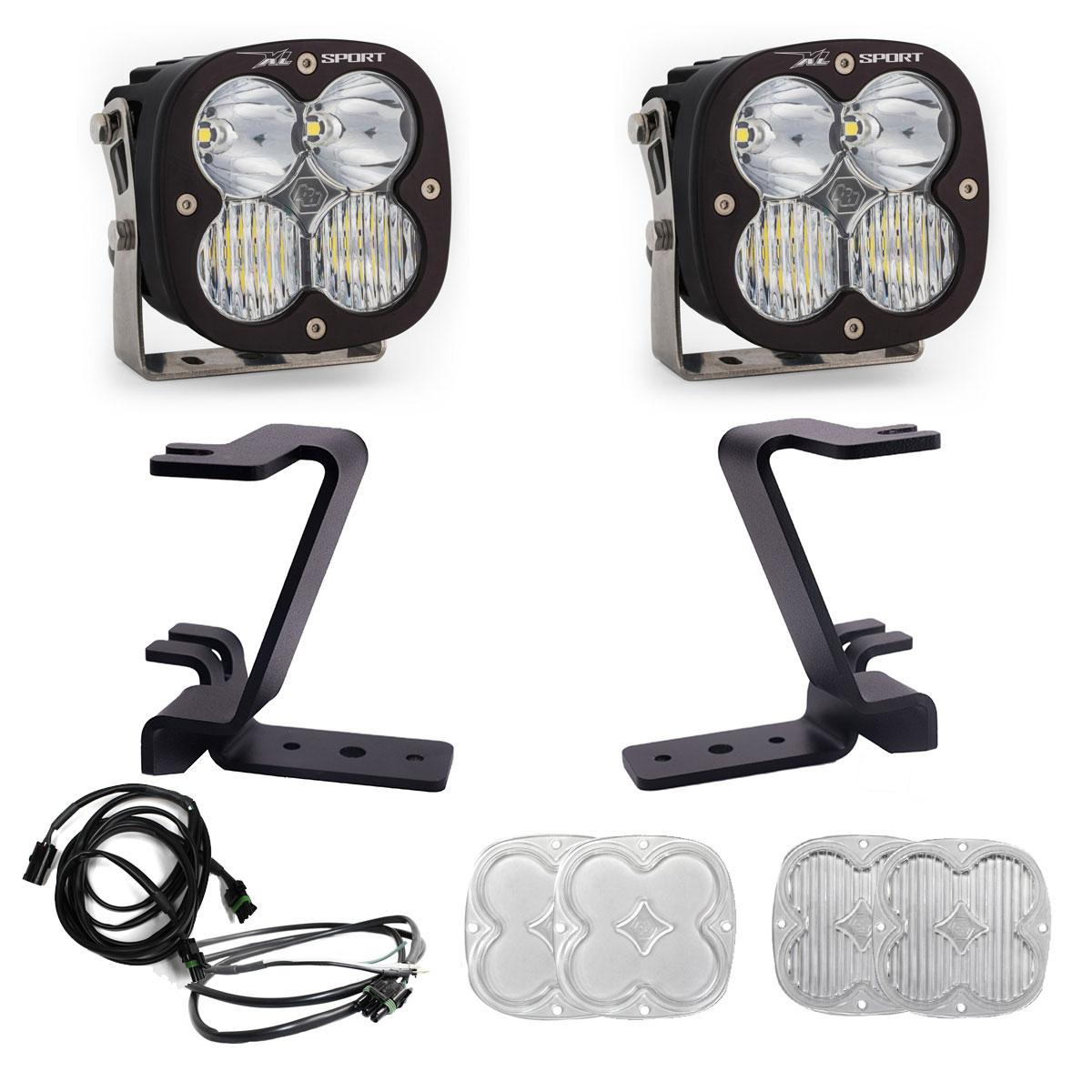 BAJA DESIGNS Ford XL Sport A-Pillar Light Kit - Ford 2023-2026 F-250/350 Super Duty