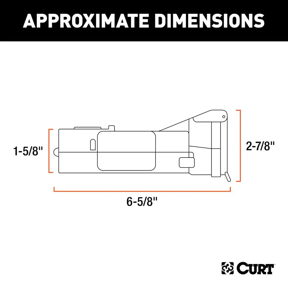 Curt 51180 Echo Mobile Trailer Brake Controller, 7-Way, Bluetooth® Smartphone Connection