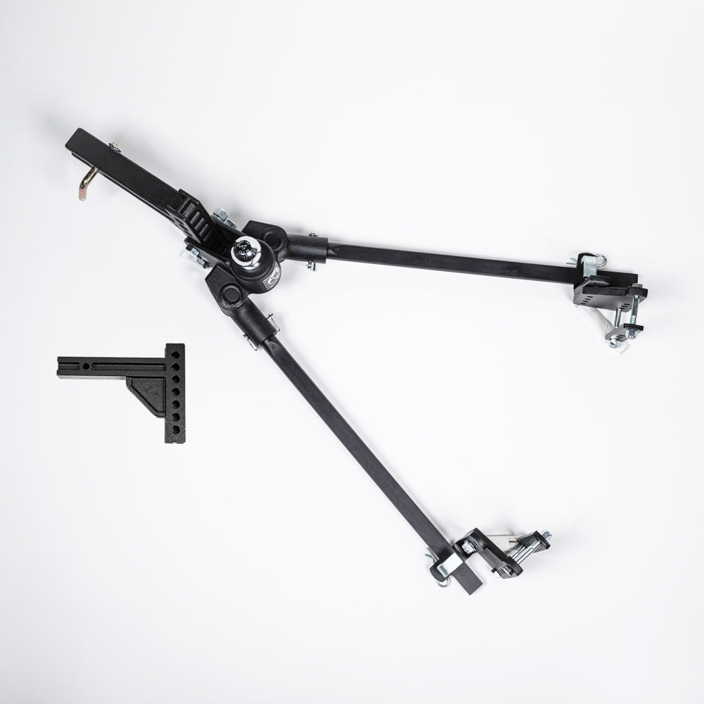 BXW0850 TrackPro Weight Distribution Hitch – 7 Hole Shank, 800lbs Tongue, 8000lbs Towing, 2″ Receiver