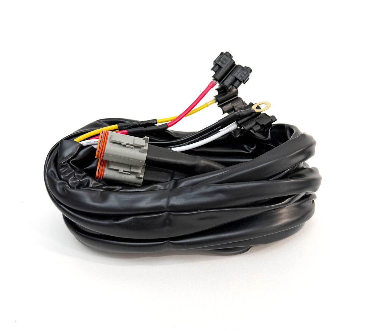 BAJA DESIGNS Dual Lead 4-Pin Deutsch-Style W/HiLow/Backlight Upfitter Harness - Universal