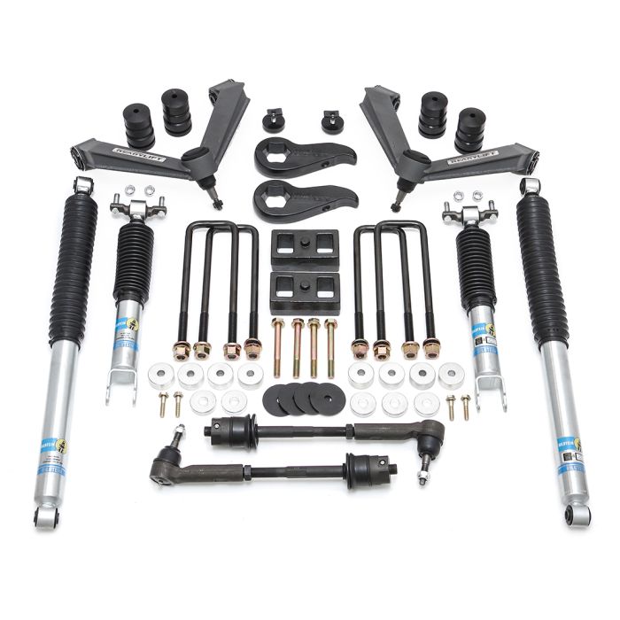 READYLIFT 3.5'' SST LIFT KIT FRONT WITH 2'' REAR WITH FABRICATED CONTROL ARMS AND BILSTEIN SHOCKS- 20-21 GMC/CHEVY 2500/3500