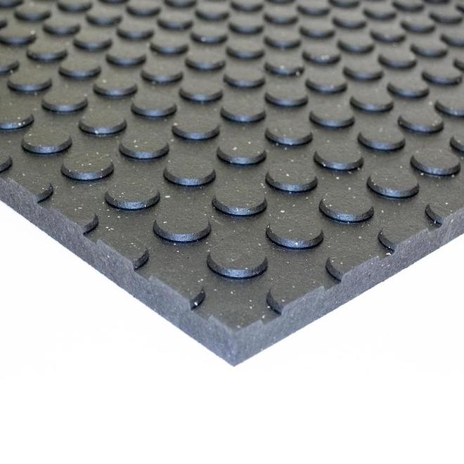 Heavy Duty Rubber Mat - 48" x 36" x 3/4" thick