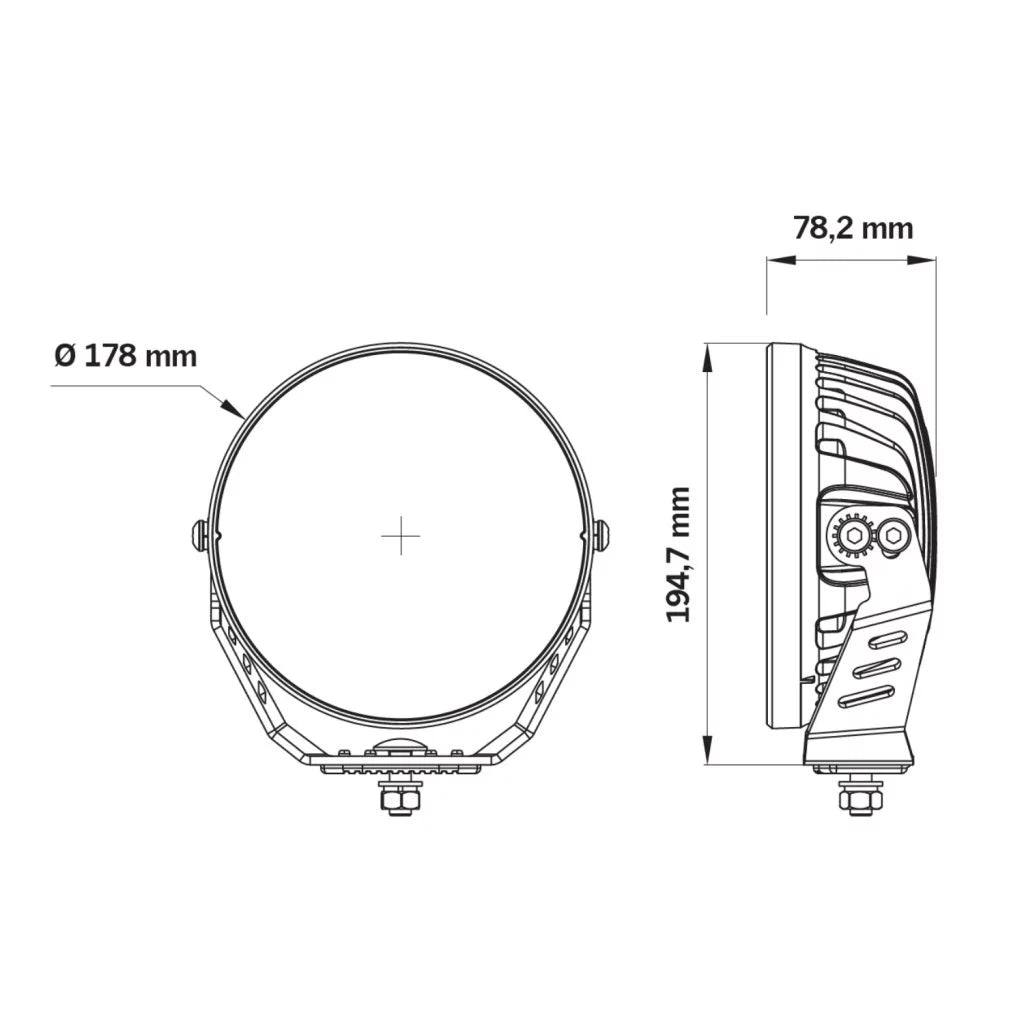 STRANDS 7″ ROUND SIBERIA BUSH RANGER E-MARKED