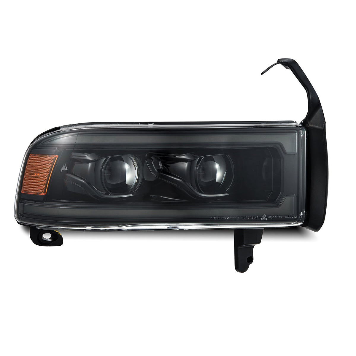 94-01 Dodge Ram 1500/94-02 Ram 2500/3500 LUXX-Series LED Headlights Alpha-Black - view 7