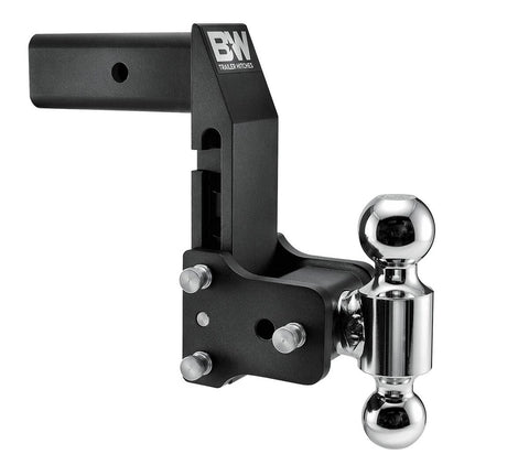 B&W #TS20066BMP TOW & STOW ADJUSTABLE BALL MOUNT WORKS WITH GM MULTI-PRO TAILGATE 2-1/2 INCH SHANK - 2 & 2-5/16 INCH DUAL BALL - 3 TO 7 INCH DROP