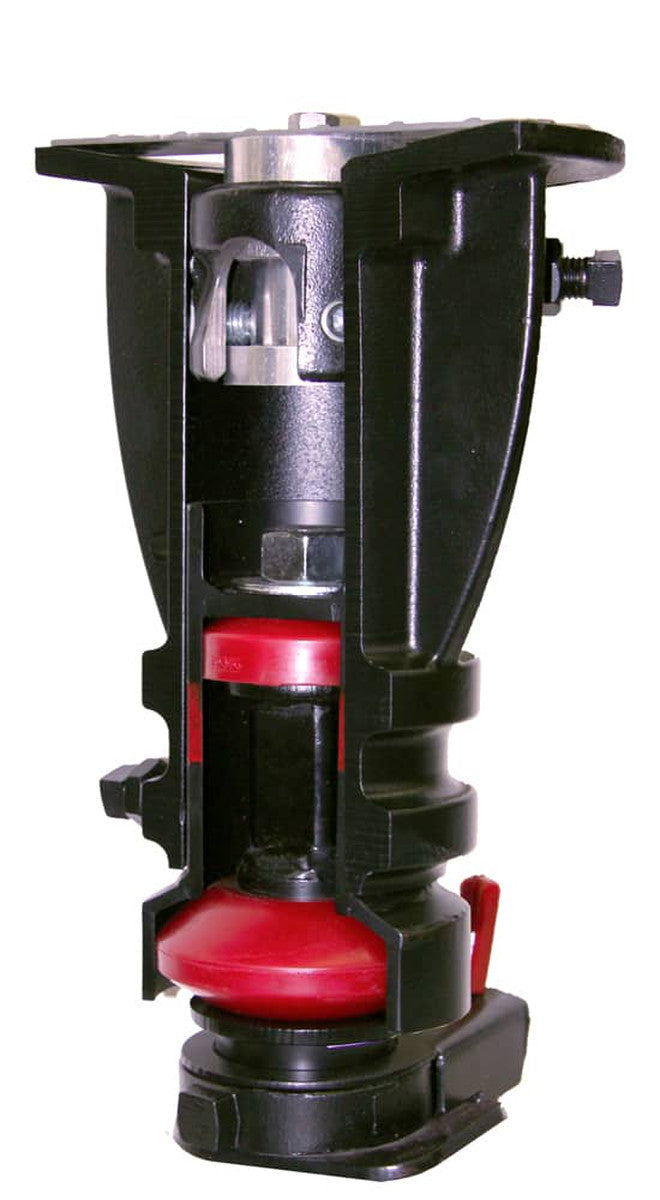CONVERT-A-BALL - RV ADAPTOR CUSHIONED 12-16" 20K GOOSENECK-TO-5TH WHEEL