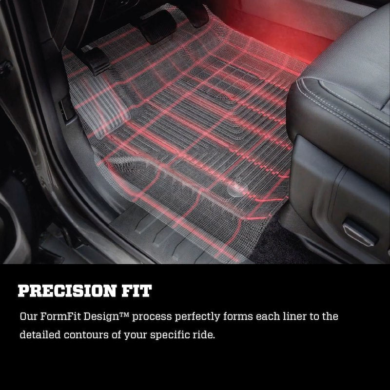 HUSKY LINERS #54201 X-ACT CONTOUR SERIES - 19-25 CHEVY/GMC 1500/2500/3500 CREW/CAB **W/ PSEUDO STORAGE BOX** - REAR