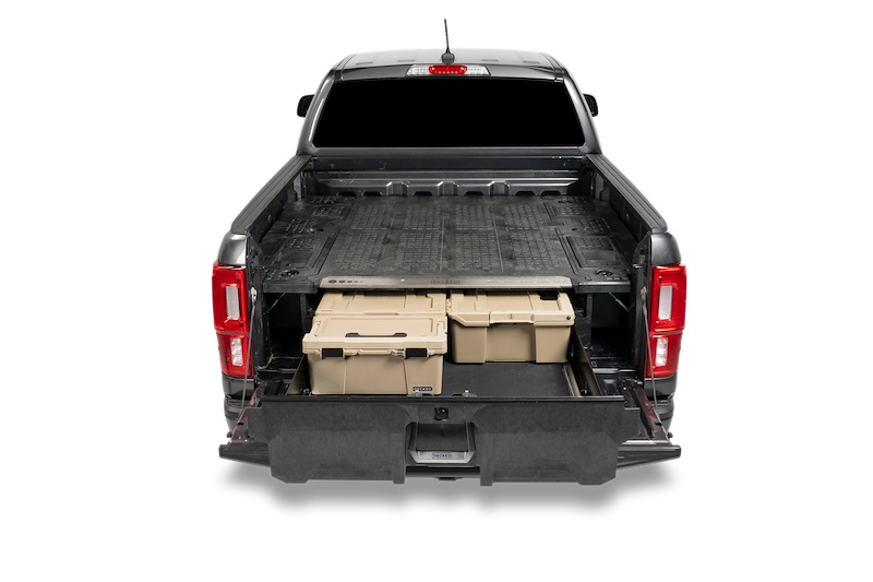DECKED TRUCK BED STORAGE SYSTEM ; 19-23 FORD RANGER 6' BOX