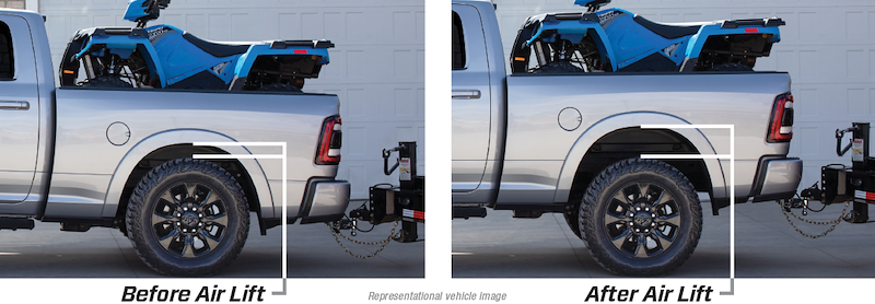 AIR LIFT #57288 AIR HELPER SPRINGS (WORKS WITH MULTI & MONO LEAFS); 19-25 SILVERADO/SIERRA 1500