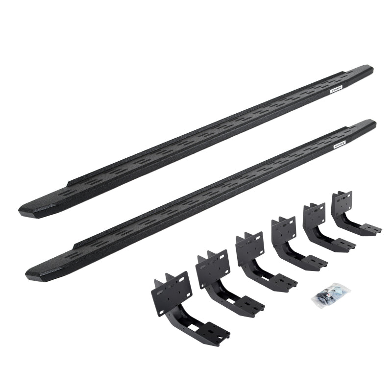Go Rhino RB30 Running Boards w/Mounting Bracket Kit 19-24 Dodge/RAM 1500 - Textured/Bedliner