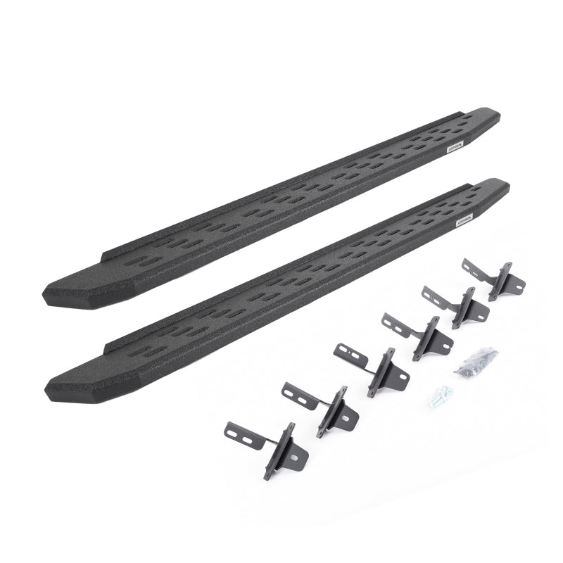 Go Rhino RB30 Running Boards w/Mounting Bracket Kit 21-24 Ford Bronco- Textured/Bedliner