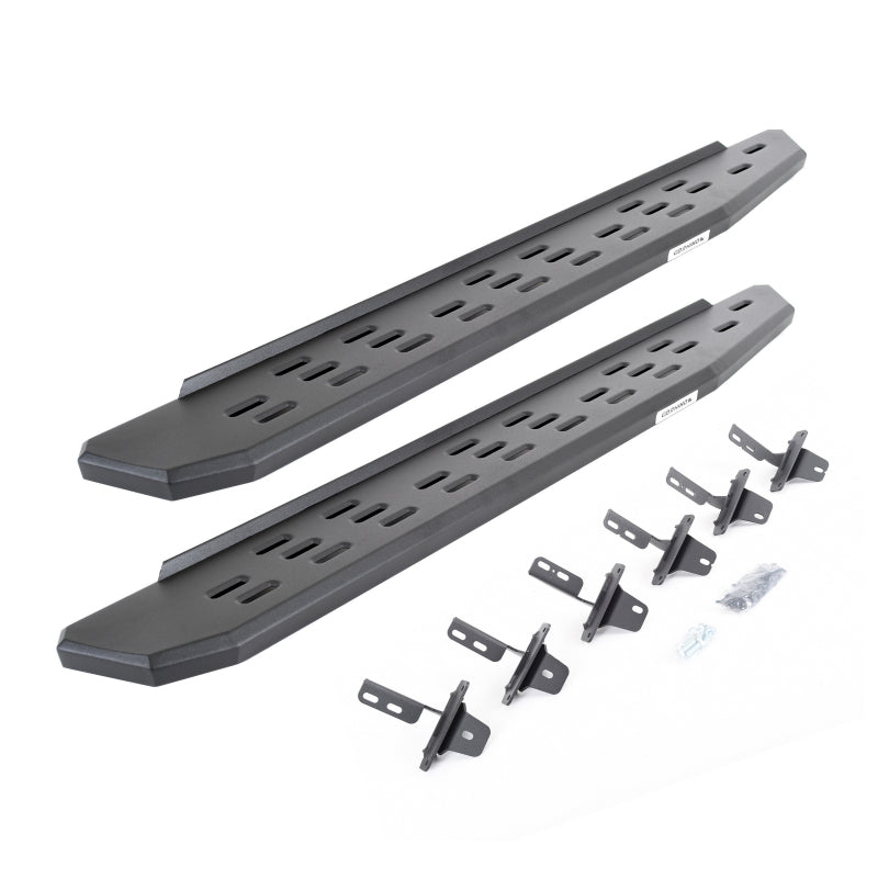 Go Rhino RB30 Running Boards w/Mounting Bracket Kit 21-24 Ford Bronco - Powder Coat