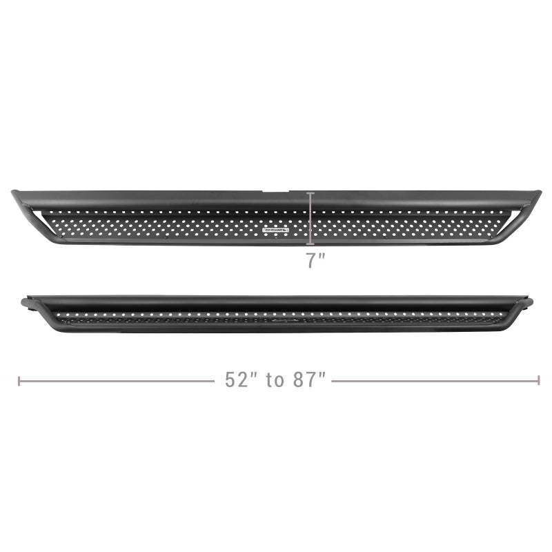 Go Rhino Dominator Xtreme D1 Side Steps with Rocker Panel Mounting Bracket Kit 17-25 Ford F-250/F-350 - Powder Coat
