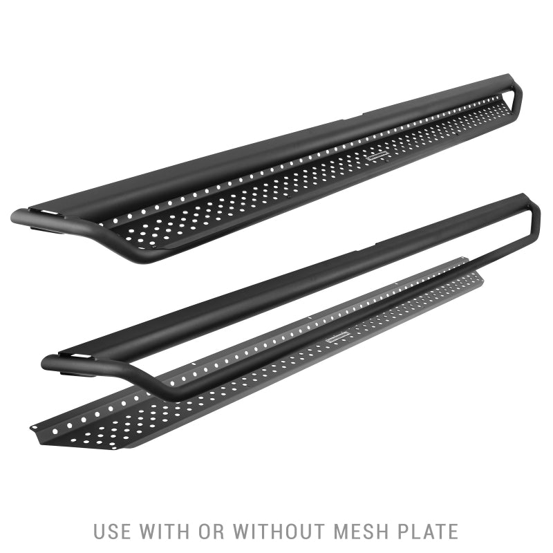 Go Rhino Dominator Xtreme D1 Side Steps with Rocker Panel Mounting Bracket Kit 17-25 Ford F-250/F-350 - Powder Coat