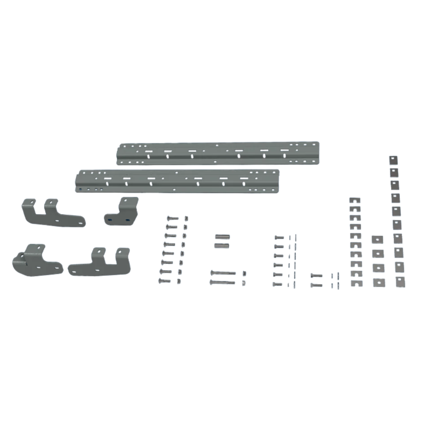 B&W UNIVERSAL MOUNTING RAILS w/ Custom Installation Brackets for 2014-2026 Dodge/Ram 2500