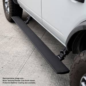 Go Rhino E1 Electric Running Board Kit - Two Brackets Per Side - 21-24 Ford Bronco - Protective Bedliner