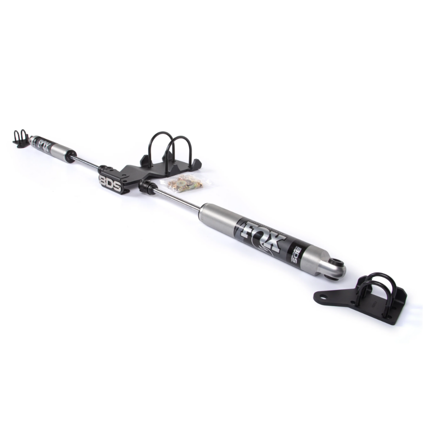 BDS DUAL STEERING STABILIZER KIT - FOX 2.0 - 17-25 F-250/F-350 4WD (Fits 2.5-9 Inch Lift)