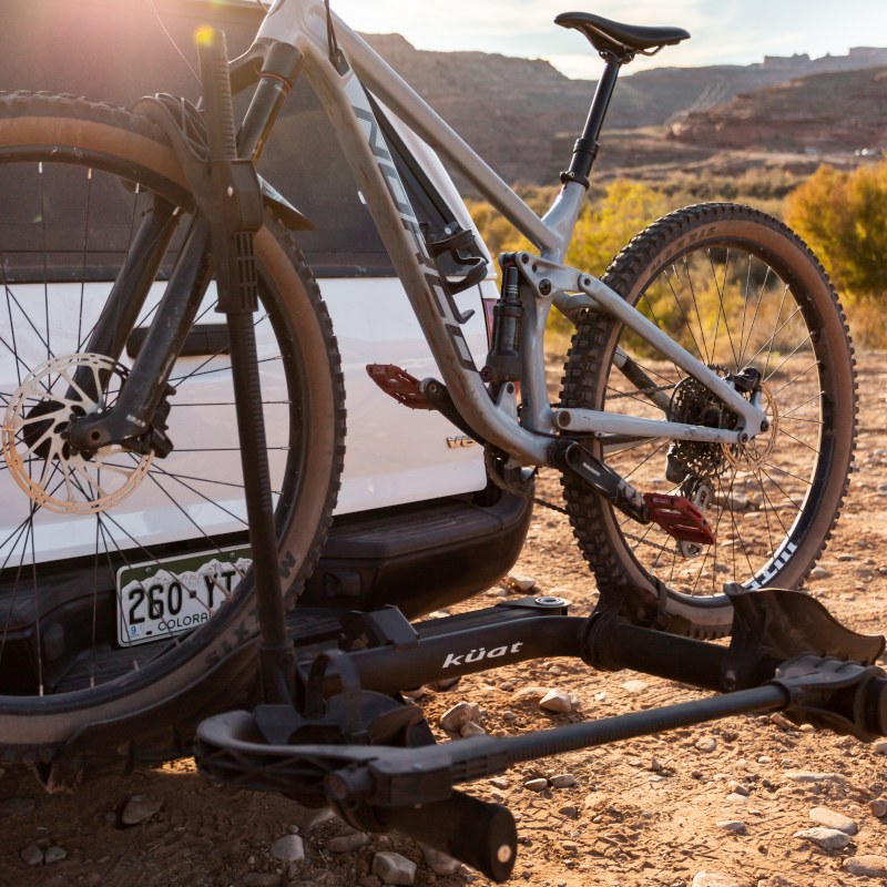 Kuat #T222B Transfer v2 Bike Rack - 2 Bikes - 2" Hitch Mount - eBike & RV APPROVED