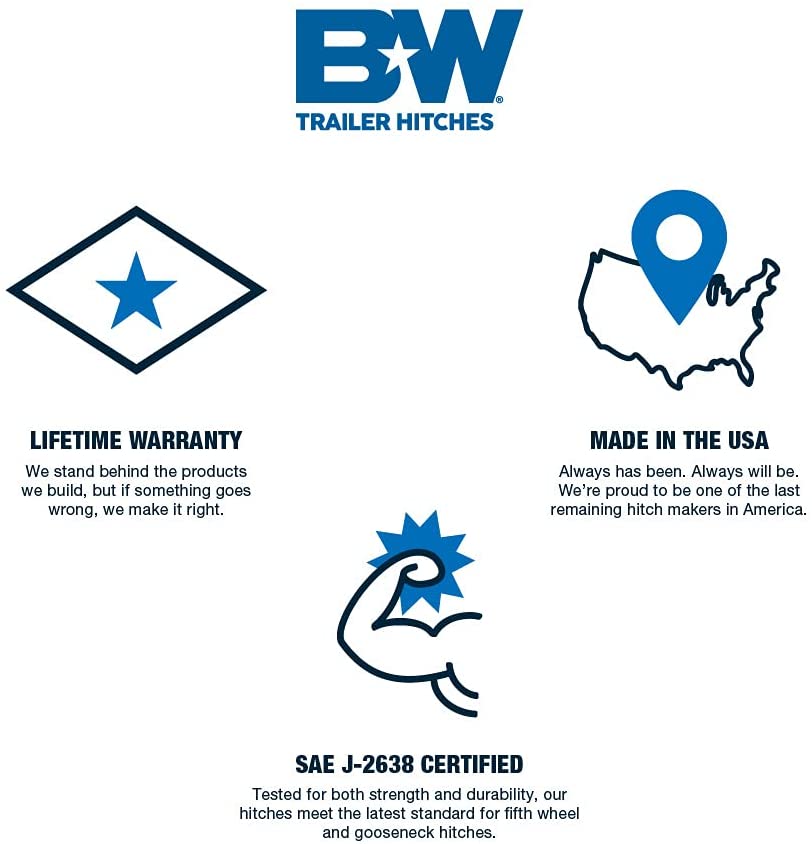 B&W GNRK1320 30K TURNOVERBALL GOOSENECK HITCH - 2019+ RAM 2500/3500