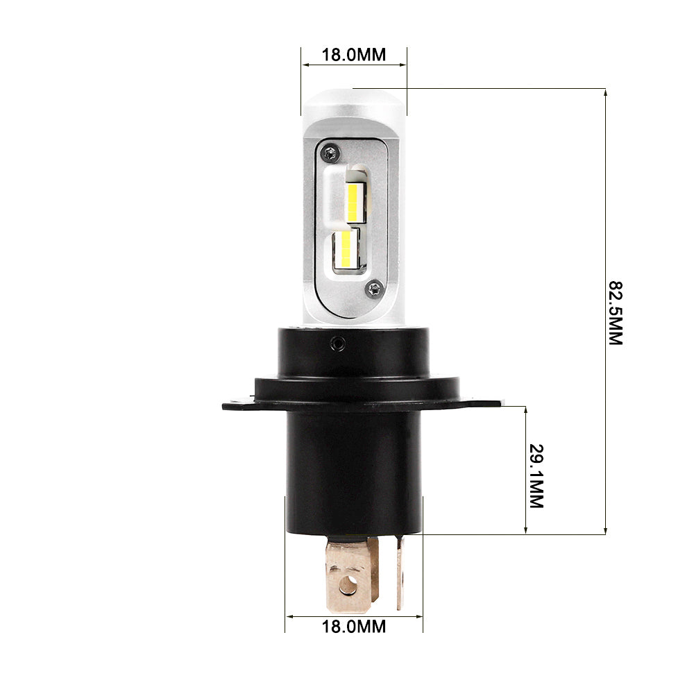 T2 SERIES LED PERFORMANCE BULBS FOR H4