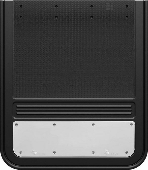 21" x 24" HD RUBBER & STAINLESS STEEL MUD FLAPS - DUALLY - PAIR