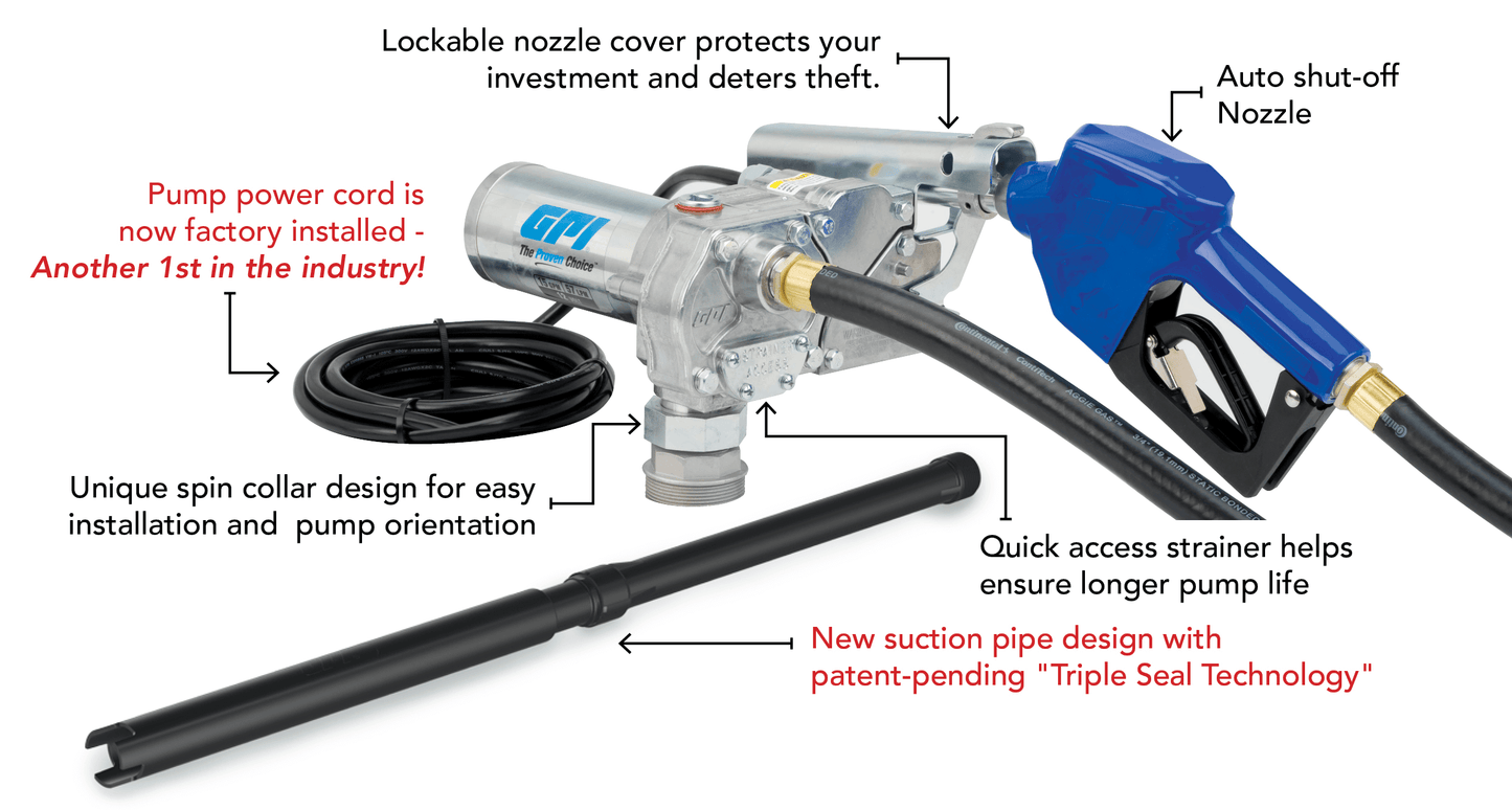 GPI #110000-100 M-150S SERIES LIQUID TRANSFER TANK PUMP