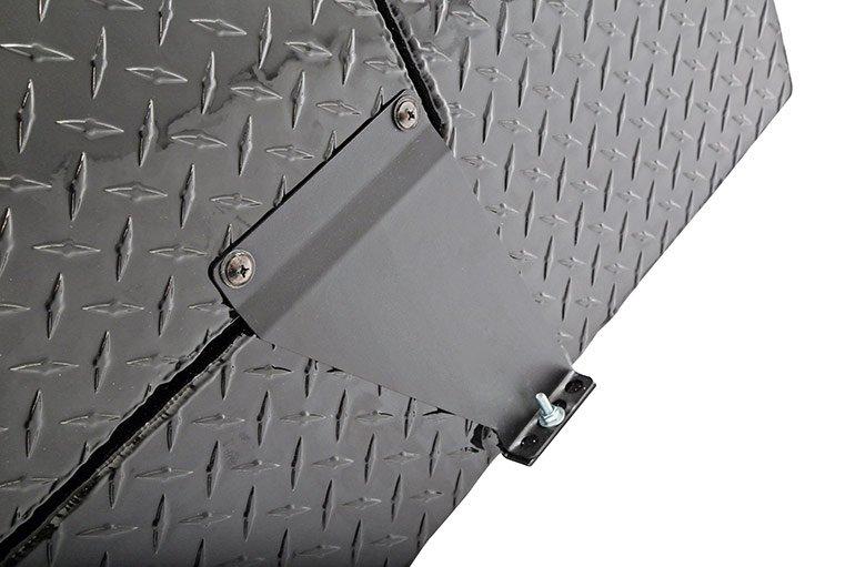 Dee Zee DZ92647B 92 gal. Transfer Tank Tool Box Combo - Black - Aluminum - Leduc Hitch
