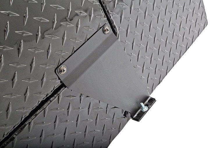 DEEZEE #DZ92656B 111 GAL. TRANSFER TANK/TOOLBOX COMBO - ALUMINUM - BLACK