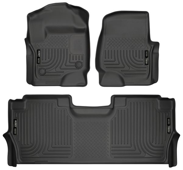 Husky Liners 94061 Weatherbeater Series - 17-24 Ford F250/F350/F450 Crew Cab