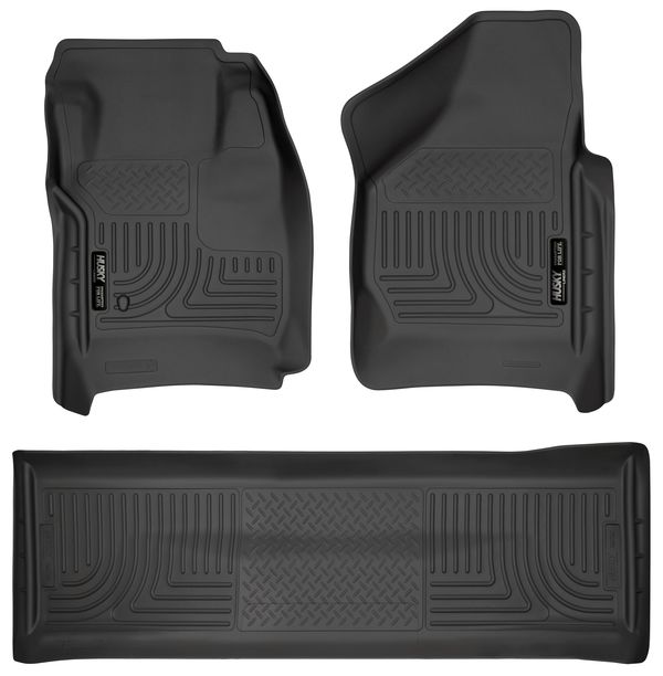 Husky Liners 98381 Weatherbeater Series - 08-10 Ford F250/F350 Crew Cab