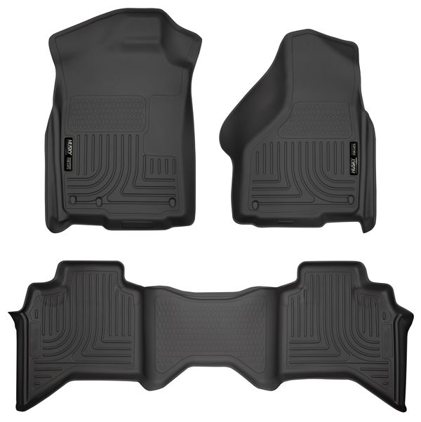 Husky Liners 99011 Weatherbeater Series - 09-19 Classic Body Style RAM 1500 Quad Cab