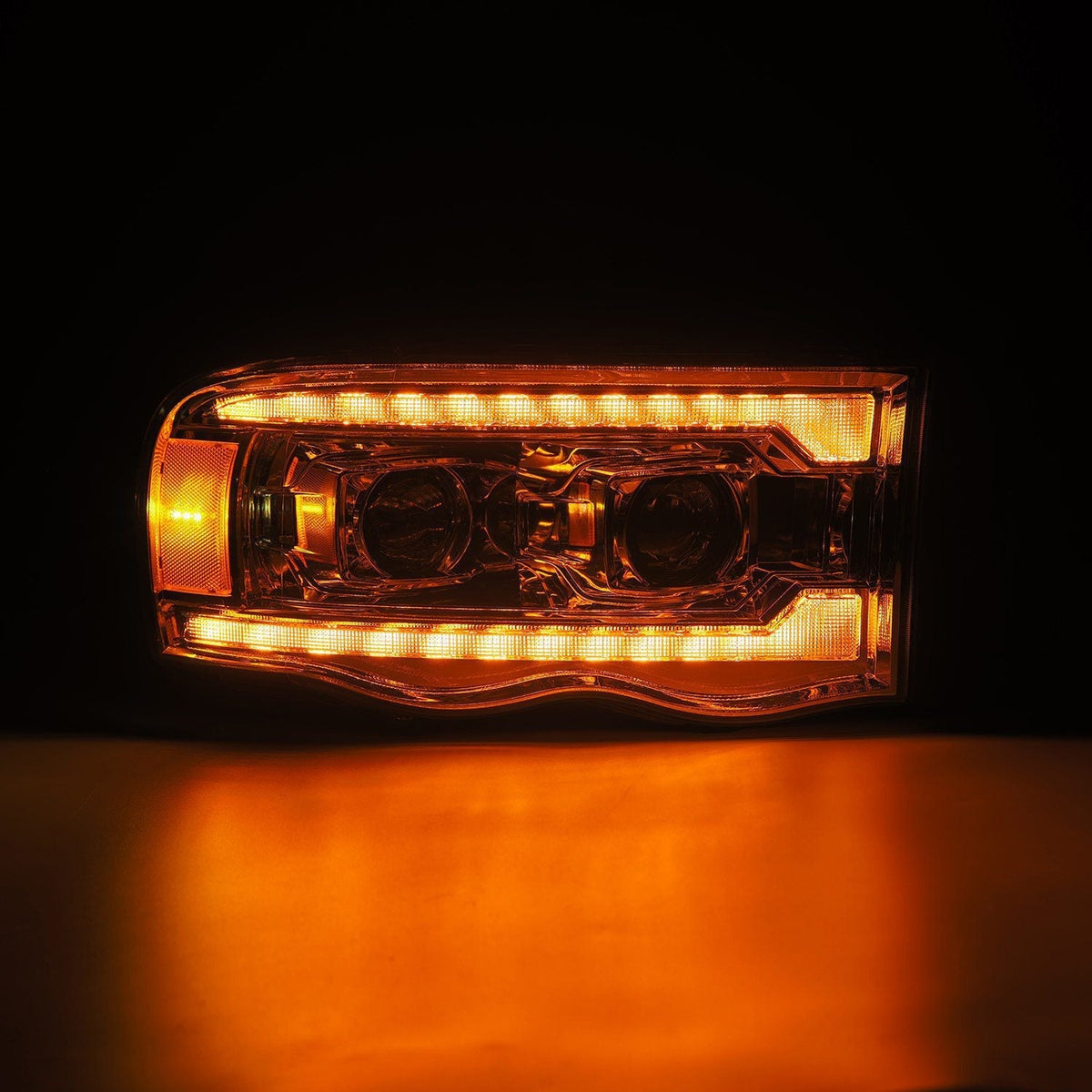 02-05 Dodge Ram LUXX-Series LED Projector Headlights Chrome - view 10
