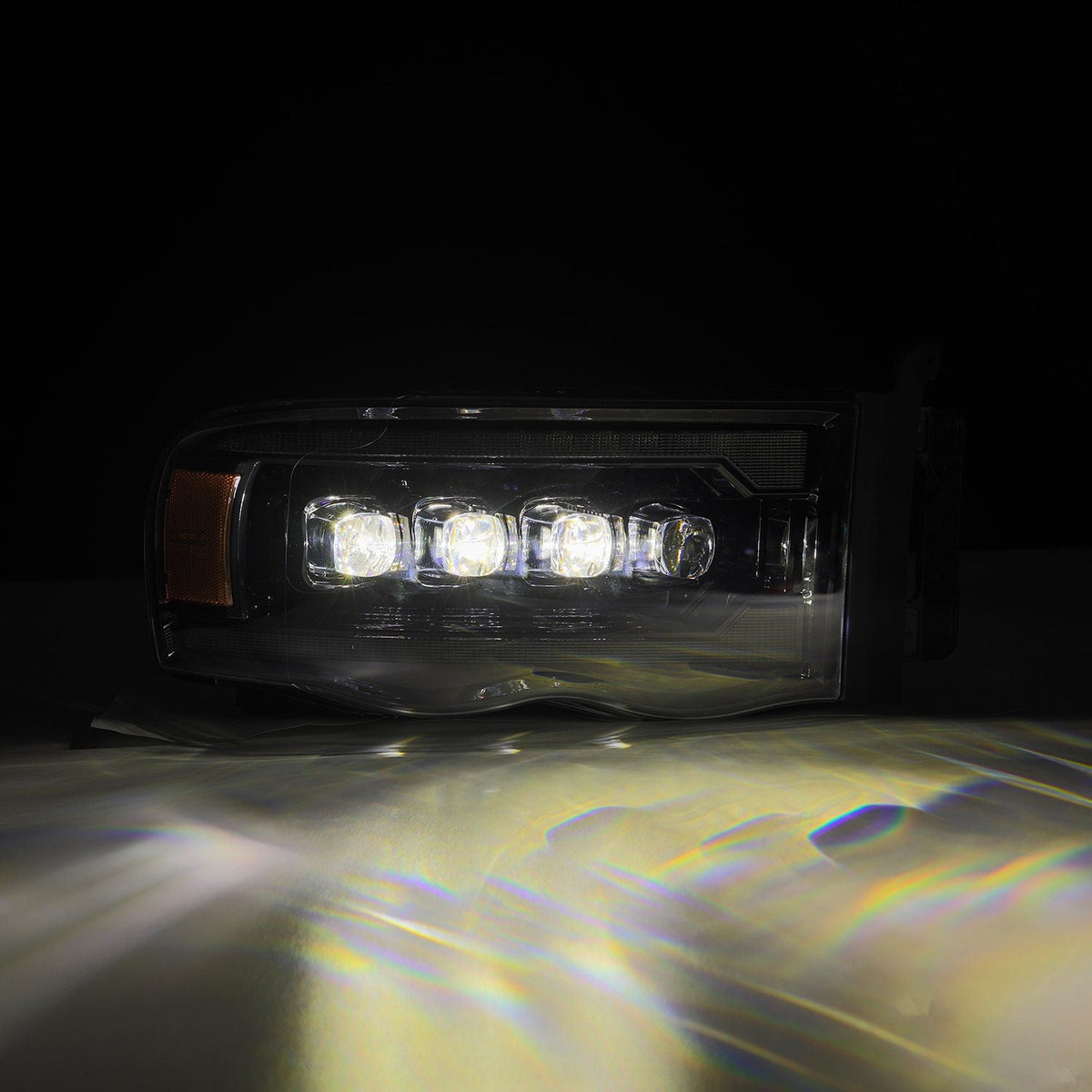 02-05 Dodge Ram NOVA-Series LED Projector Headlights Alpha-Black - view 10