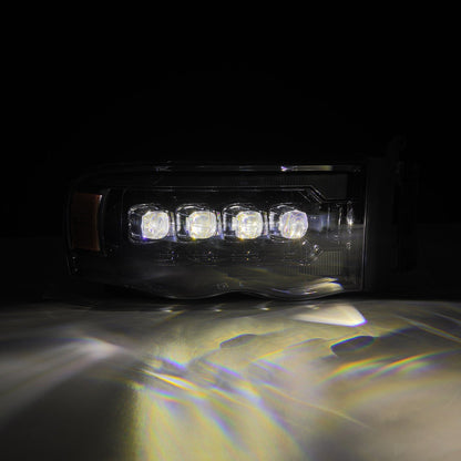 02-05 Dodge Ram NOVA-Series LED Projector Headlights Alpha-Black - view 11