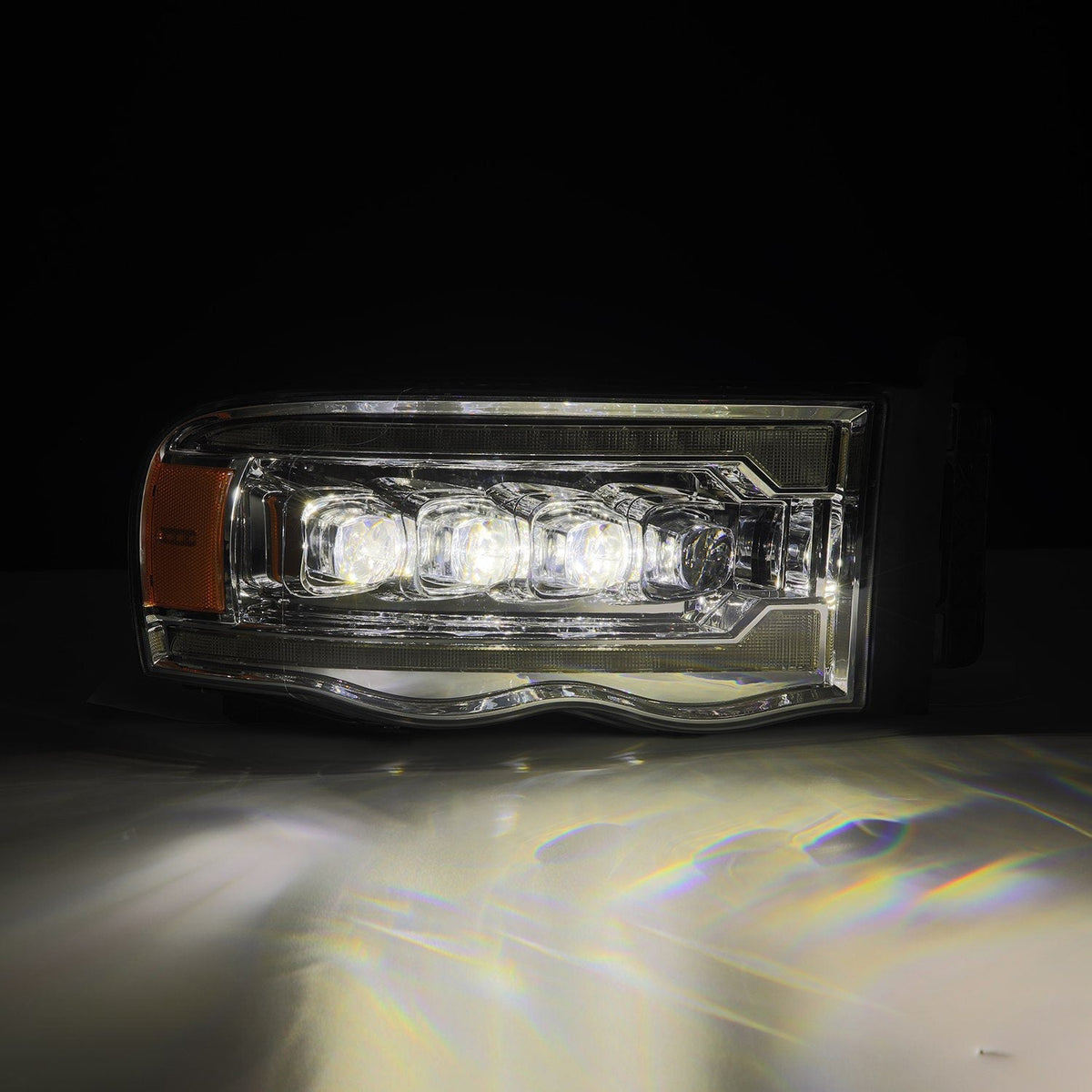 02-05 Dodge Ram NOVA-Series LED Projector Headlights Chrome - view 10