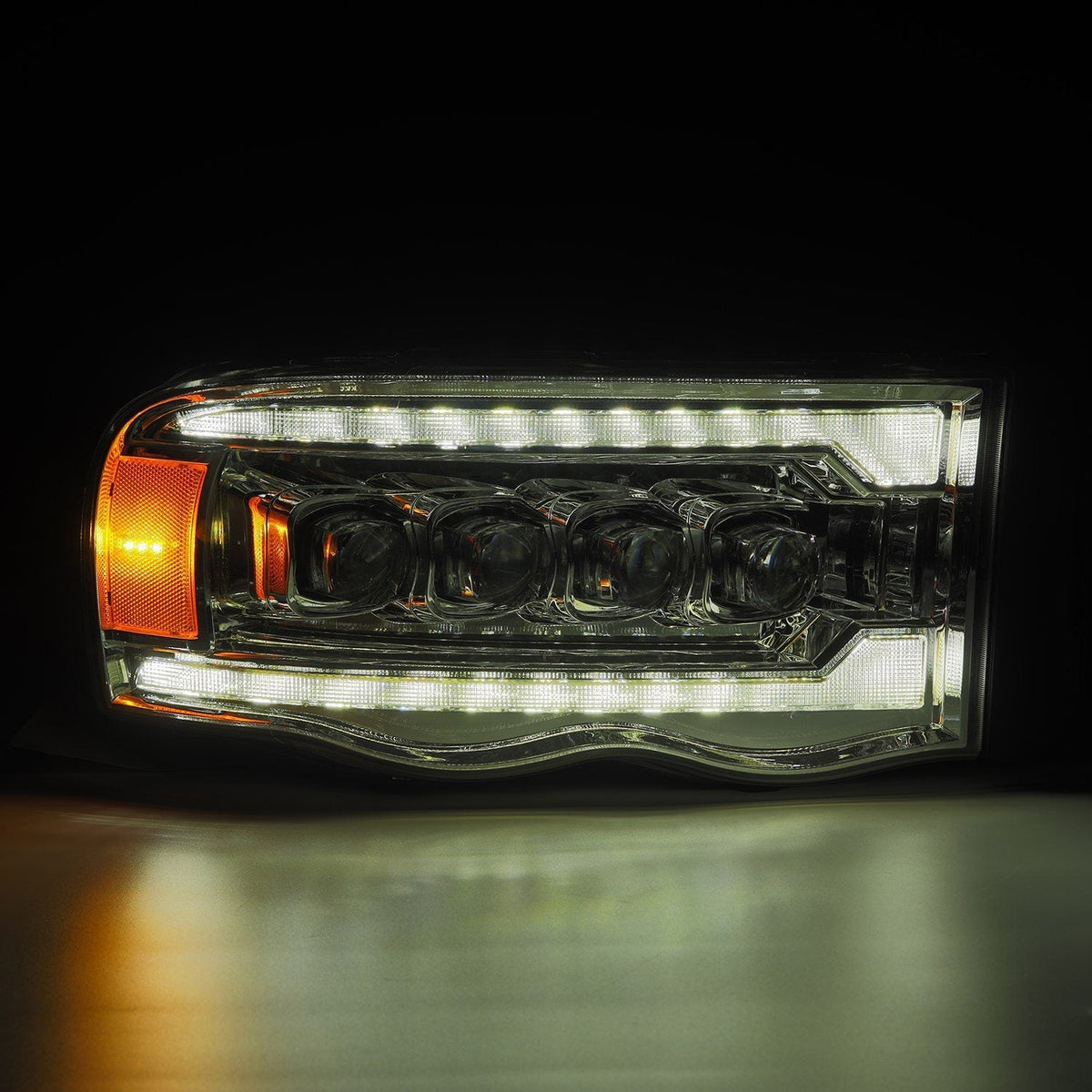 02-05 Dodge Ram NOVA-Series LED Projector Headlights Chrome - view 11