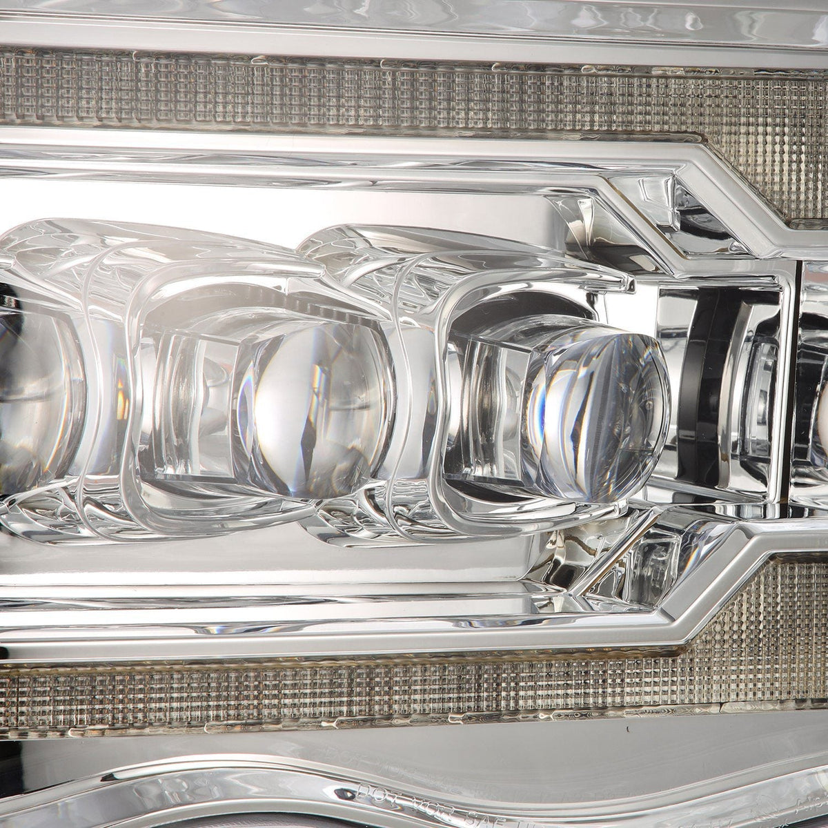 02-05 Dodge Ram NOVA-Series LED Projector Headlights Chrome - view 14