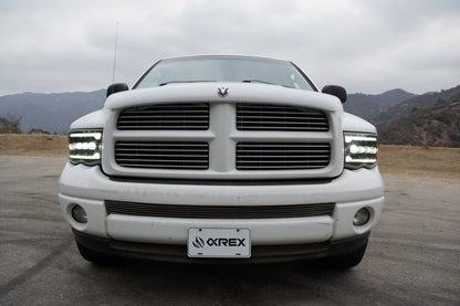 02-05 Dodge Ram NOVA-Series LED Projector Headlights Chrome - view 3