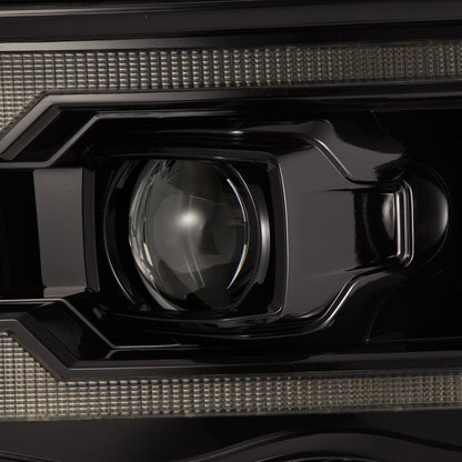 02-05 Dodge Ram PRO-Series Halogen Projector Headlights Alpha-Black - view 8