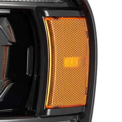 02-05 Dodge Ram PRO-Series Halogen Projector Headlights Alpha-Black - view 9