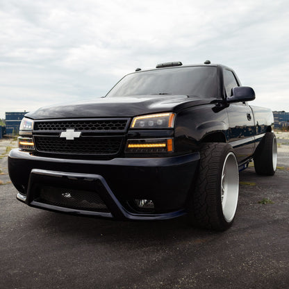 03-06 Chevrolet Silverado/02-06 Avalanche (without body cladding) NOVA-Series LED Projector Headlights Alpha-B - view 3
