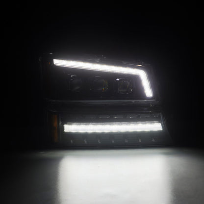 03-06 Chevrolet Silverado/02-06 Avalanche (without body cladding) NOVA-Series LED Projector Headlights Alpha-B - view 7