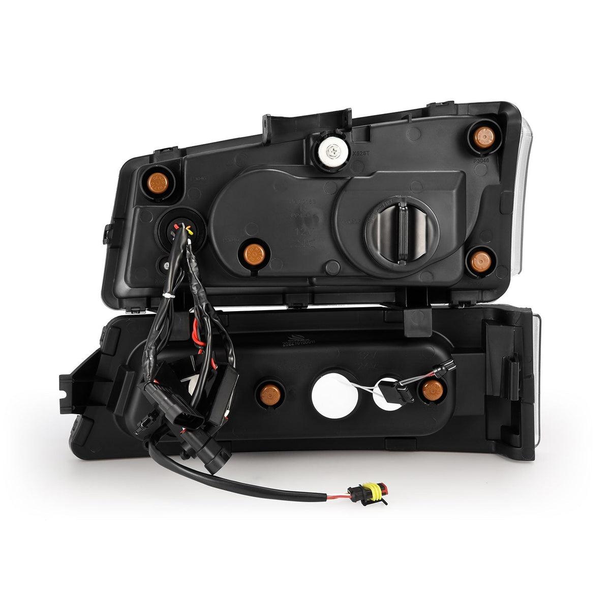 03-06 Chevrolet Silverado/02-06 Avalanche (without body cladding) NOVA-Series LED Projector Headlights Black - view 12