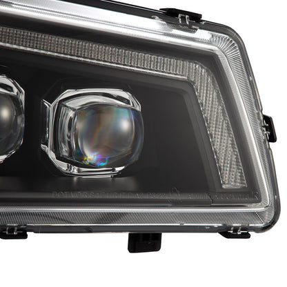 03-06 Chevrolet Silverado/02-06 Avalanche (without body cladding) NOVA-Series LED Projector Headlights Black - view 11