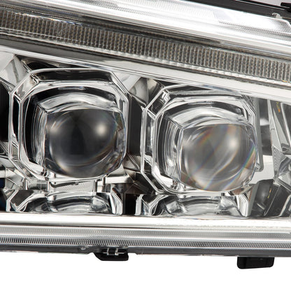 03-06 Chevrolet Silverado/02-06 Avalanche (without body cladding) NOVA-Series LED Projector Headlights Chrome - view 9