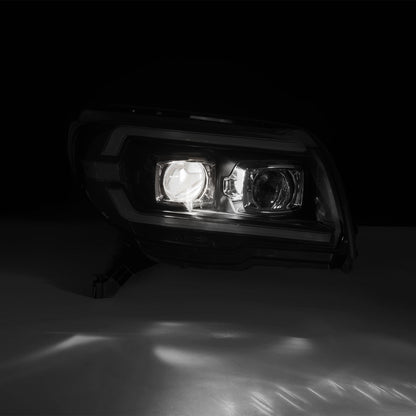 03-09 Toyota 4Runner LUXX-Series LED Projector Headlights Black - view 5