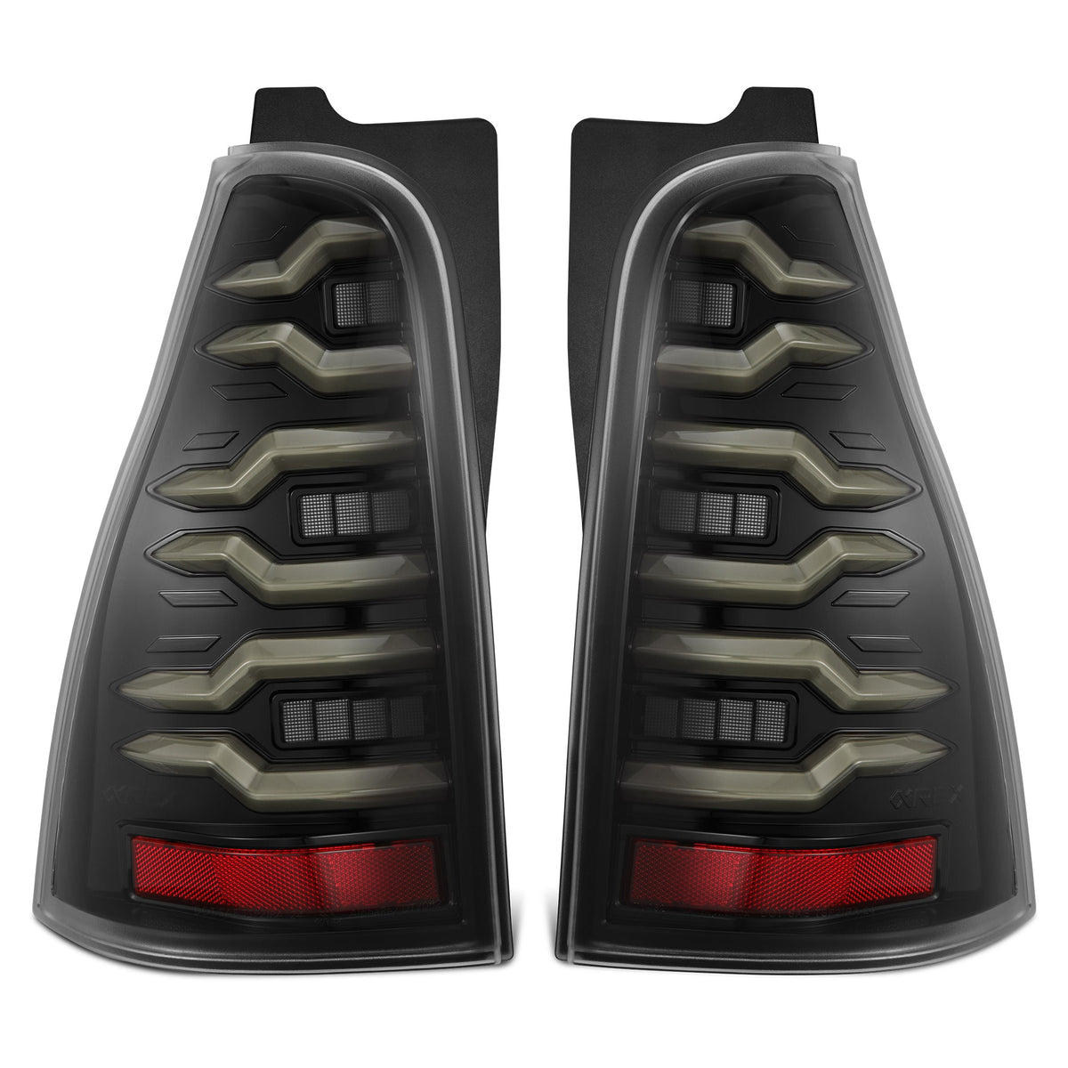 03-09 Toyota 4Runner LUXX-Series LED Tail Lights Alpha-Black - view 1