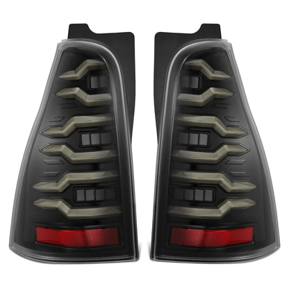 03-09 Toyota 4Runner LUXX-Series LED Tail Lights Alpha-Black - view 1